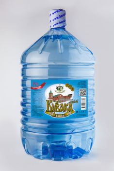 Вода питьевая "Кувака", одноразовая тара, 19 л. (доставка от 2-х бутылей)